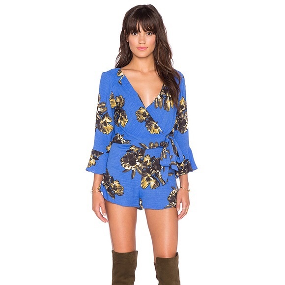 Free People Pants - Free people floral romper